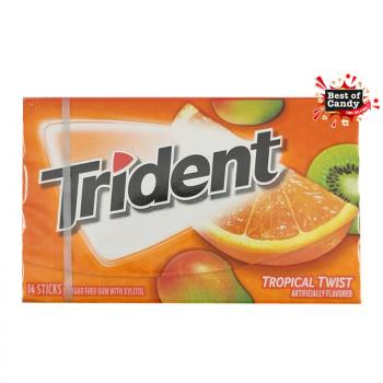 Trident - Tropical Twist - Bubble Gum 35g